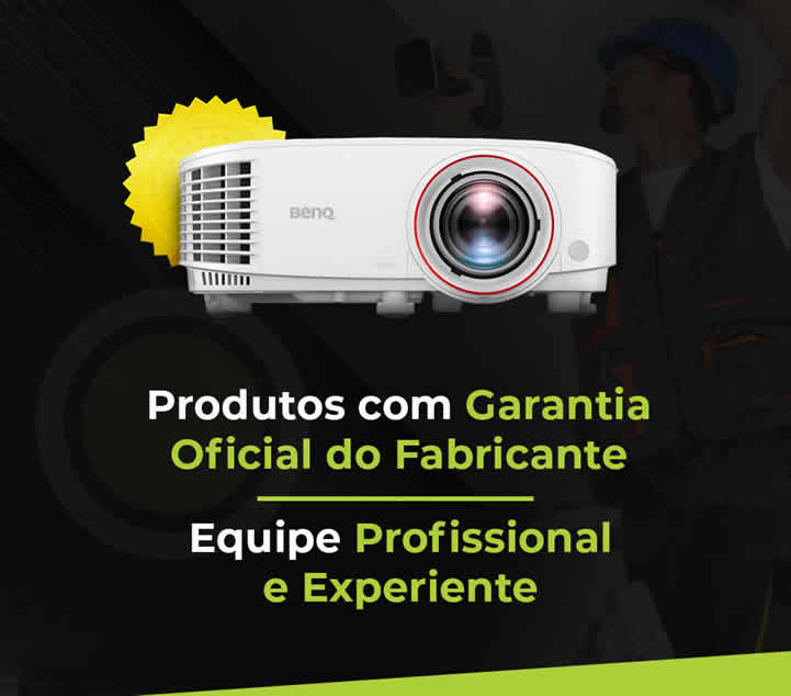 Projetores com garantia Oficial