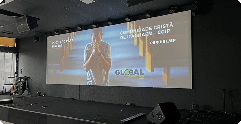 Projeo em igreja - exemplo 1