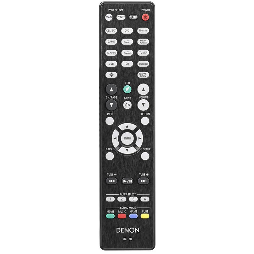 Receiver Denon AVR-X2400H, 7.2 Canais, Network A/V Receiver