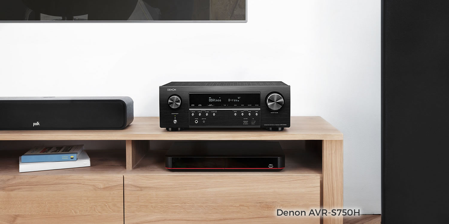 Receiver Denon AVR-S750H, 7.2, Wi-Fi,Bluetooh, 4K | Global Projetores