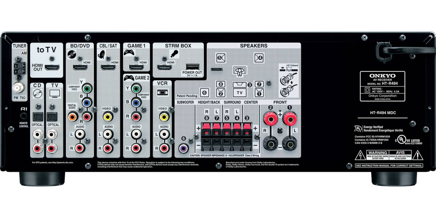 Home Theater Onkyo HT-S5800 5.1CH | Global Projetores
