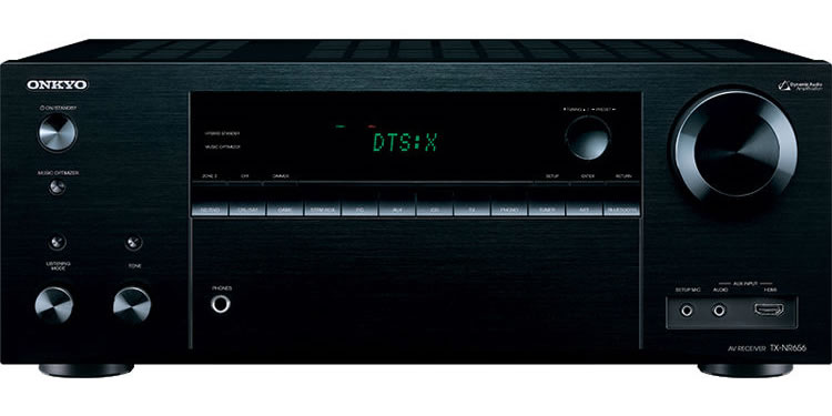 Receiver Onkyo TX-NR656, 7.2 Canais, Wi-Fi, Bluetooth, AirPlay
