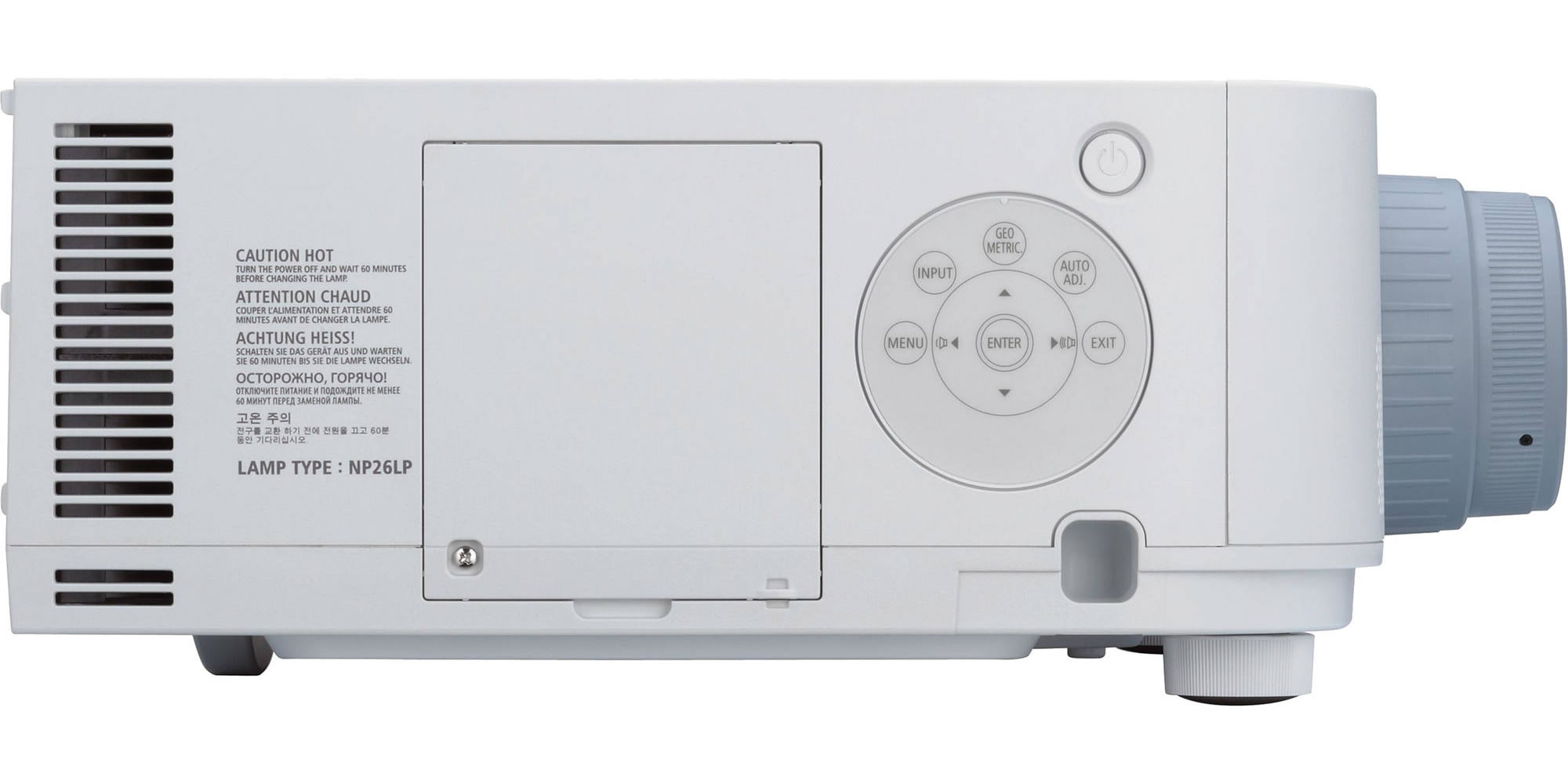 Projetor NEC NP-PA622U, 6200 Lúmens, WUXGA | Global Projetores