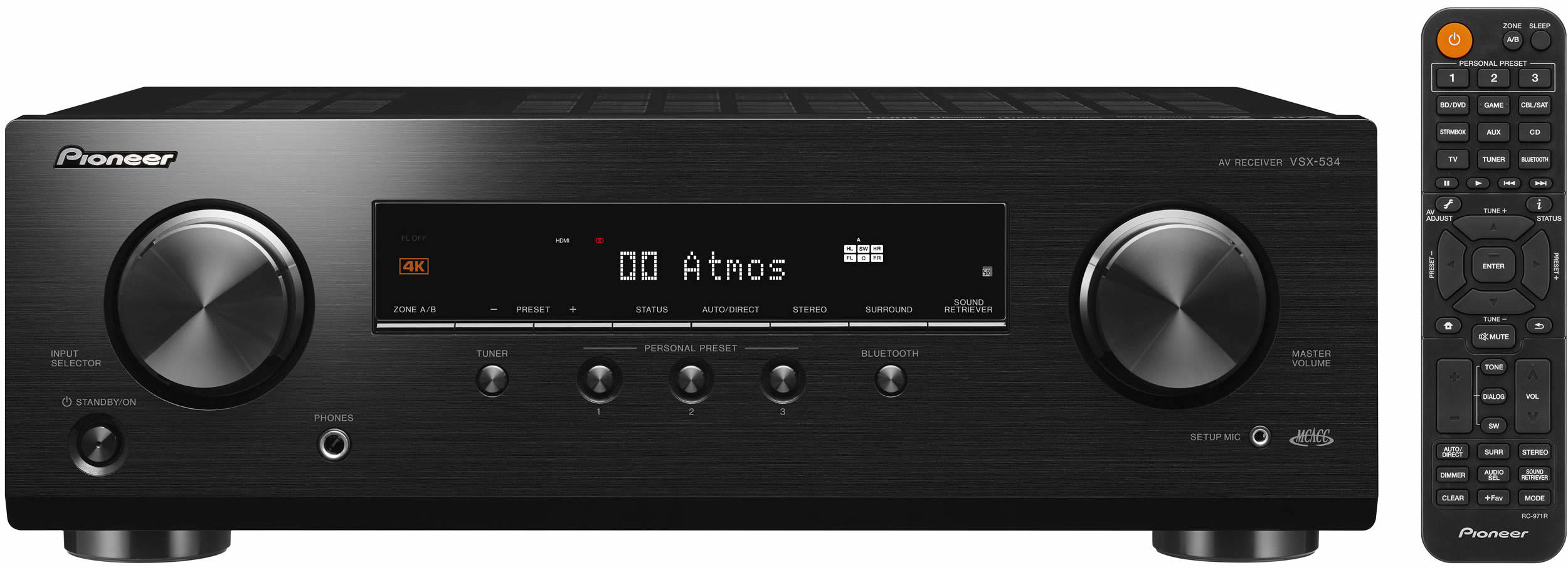 Receiver Pioneer VSX-534, 5.2 Canais, Network A/V | Global Projetores