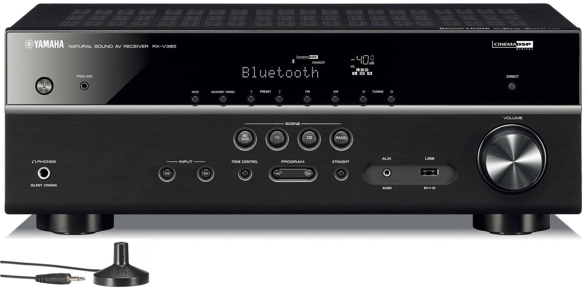 Receiver Yamaha RX-V385, 5.1, Network, A/V Receiver | Global