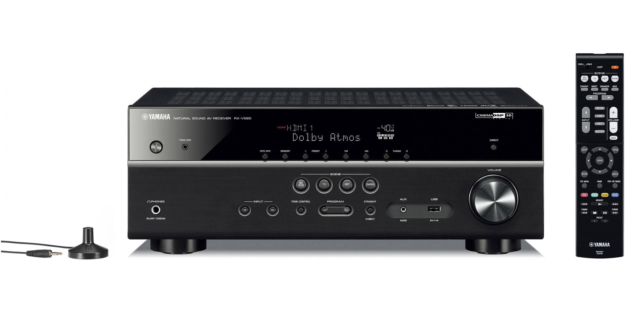 Receiver Yamaha RX-V583, 7,2, Network, A/V Receiver | Global