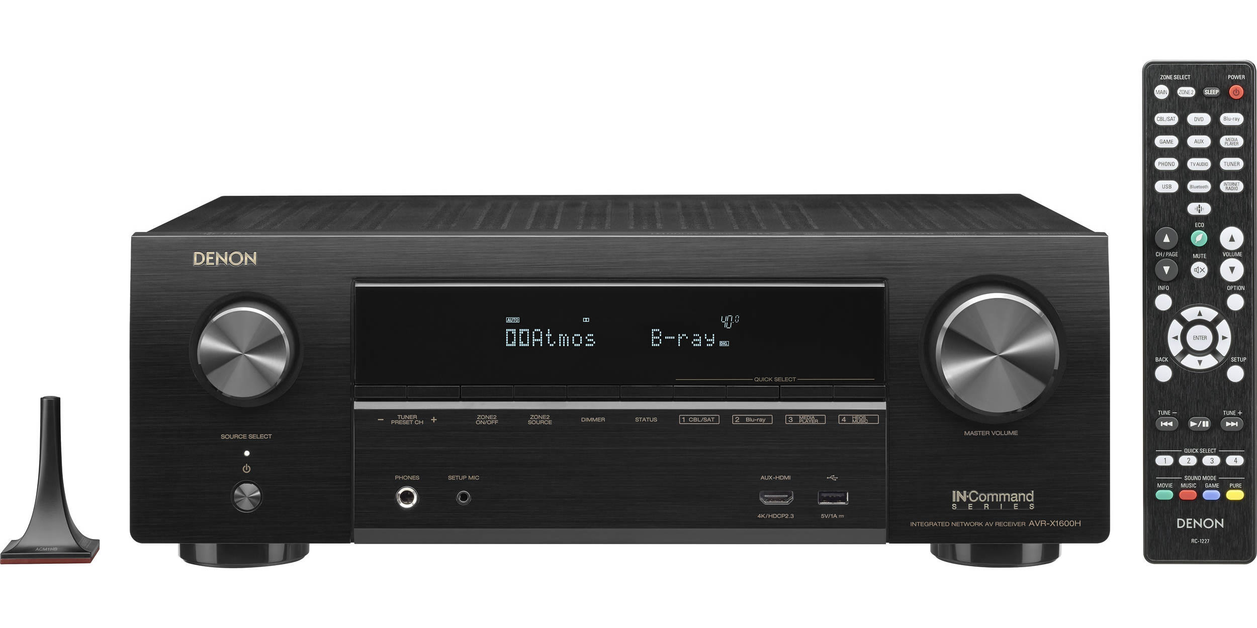 S*0様 DENON AVアンプ avr-x1600h Receiver Denon AVR-X1600H, 7.2 Canais, Network A/V Receiver