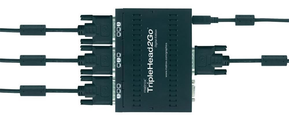 Módulo Gráfico de Expansão Matrox T2G-D3D-IF TripleHead2Go Digital