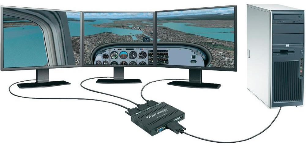 Módulo Gráfico de Expansão Matrox T2G-D3D-IF TripleHead2Go Digital